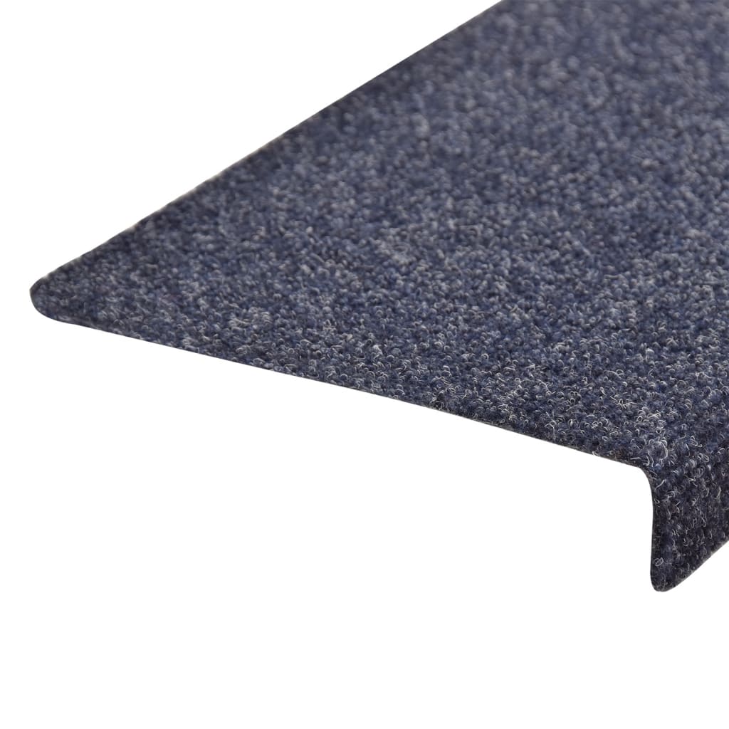 Trapmatten zelfklevend 15 stuks 65x21x4 cm blauw rechthoekige rand is nu te koop bij PeponiXL, paradijselijk wonen!