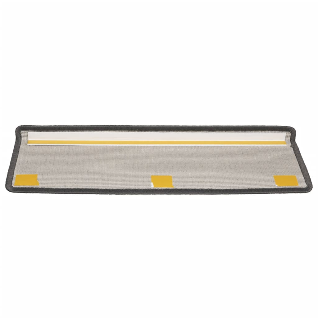 Trapmatten 15 st 65x21x4 cm Donkergrijs Rechthoekige Rand is nu te koop bij PeponiXL, paradijselijk wonen!