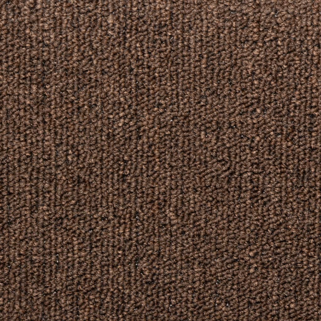 Trapmatten 15 st 65x21x4 cm Bruin Rechthoekige Rand is nu te koop bij PeponiXL, paradijselijk wonen!