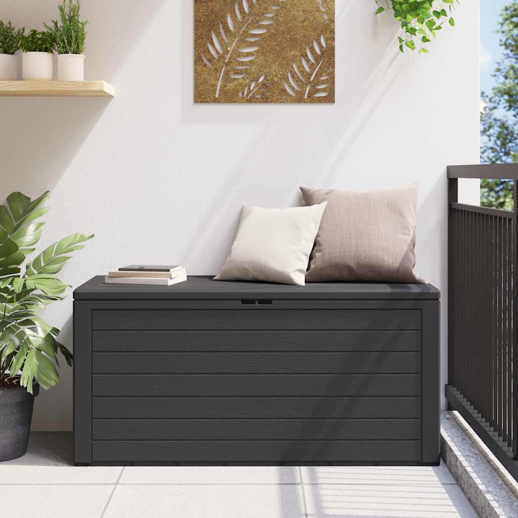 Tuinbox 116x44x55 cm antraciet is nu te koop bij PeponiXL, paradijselijk wonen!