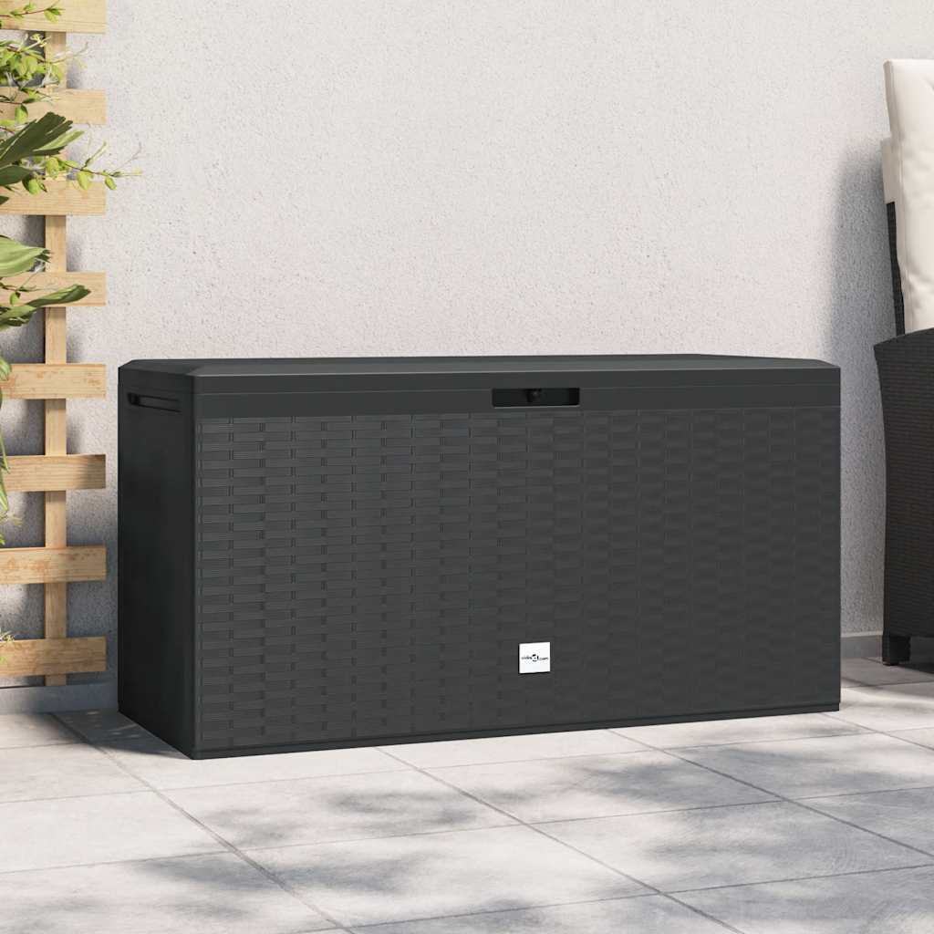 Tuinbox 114x47x60 cm antraciet is nu te koop bij PeponiXL, paradijselijk wonen!