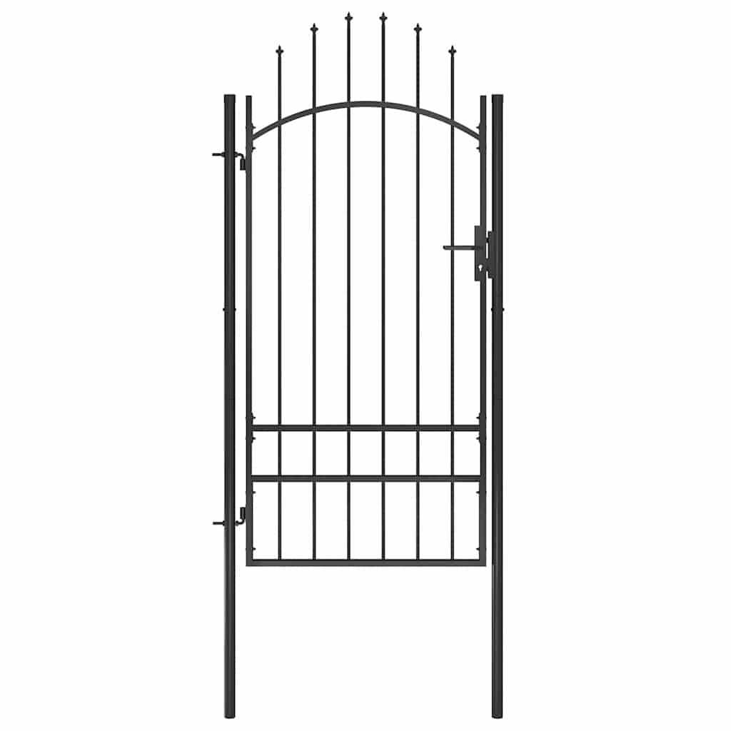 Tuinpoort Woerden staal 1x2m zwart is nu te koop bij PeponiXL, paradijselijk wonen!