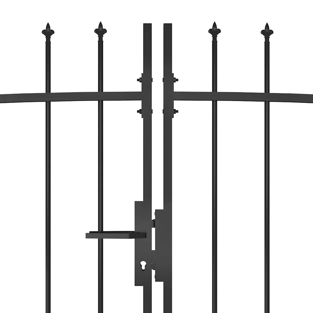 Tuinhekpoort Woerden met speerpunt 5x1,95 m zwart is nu te koop bij PeponiXL, paradijselijk wonen!