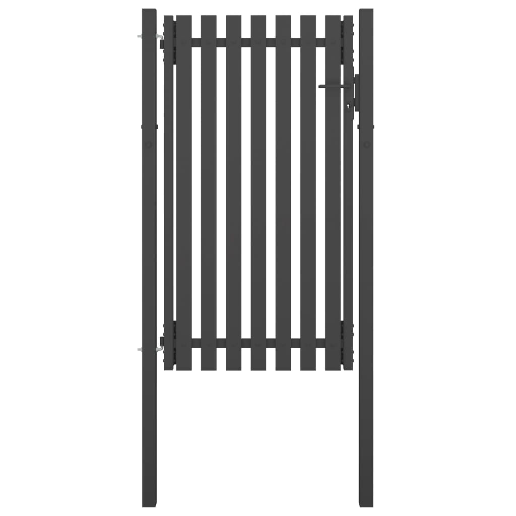 Poort 1x2,25 m staal antraciet is nu te koop bij PeponiXL, paradijselijk wonen!