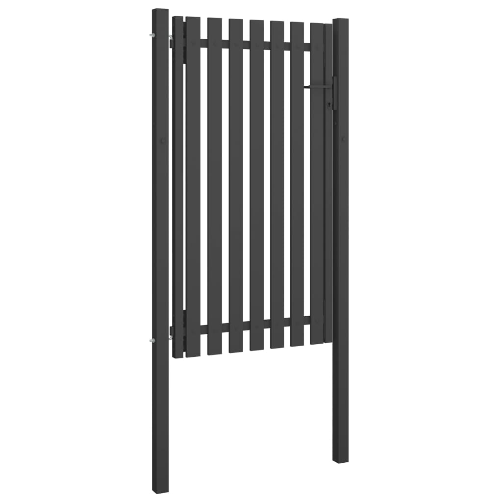 Poort 1x2,25 m staal antraciet is nu te koop bij PeponiXL, paradijselijk wonen!