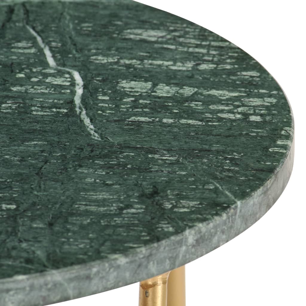 Salontafel 40x40x40 cm echt steen met marmeren textuur groen is nu te koop bij PeponiXL, paradijselijk wonen!