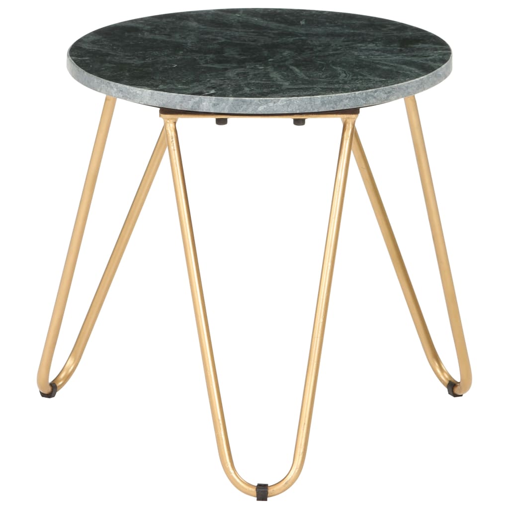 Salontafel 40x40x40 cm echt steen met marmeren textuur groen is nu te koop bij PeponiXL, paradijselijk wonen!