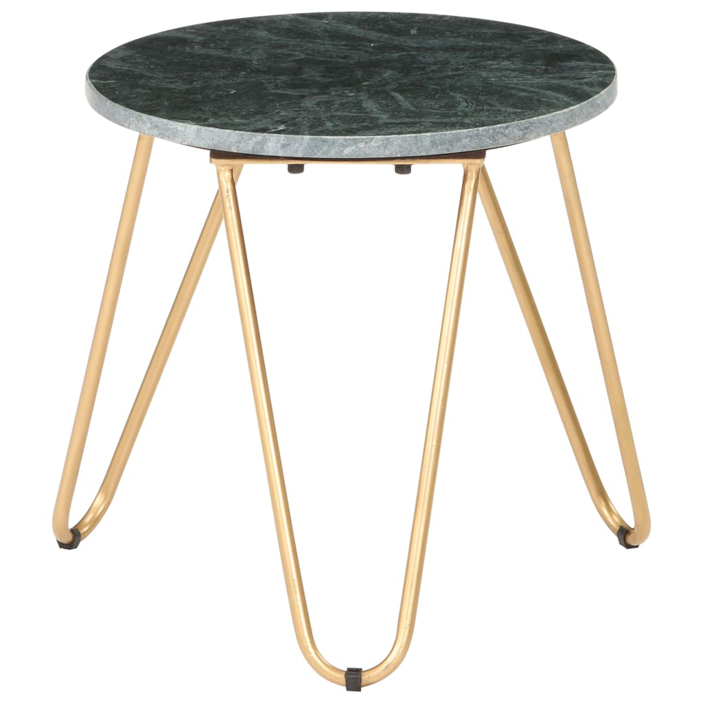 Salontafel 40x40x40 cm echt steen met marmeren textuur groen is nu te koop bij PeponiXL, paradijselijk wonen!