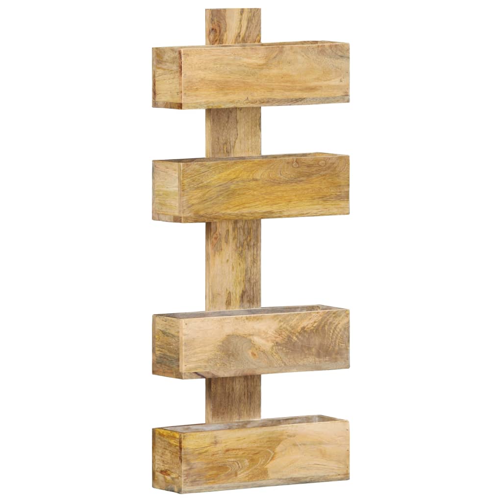 Tijdschriftenwandrek 30x11x72 cm massief mangohout is nu te koop bij PeponiXL, paradijselijk wonen!