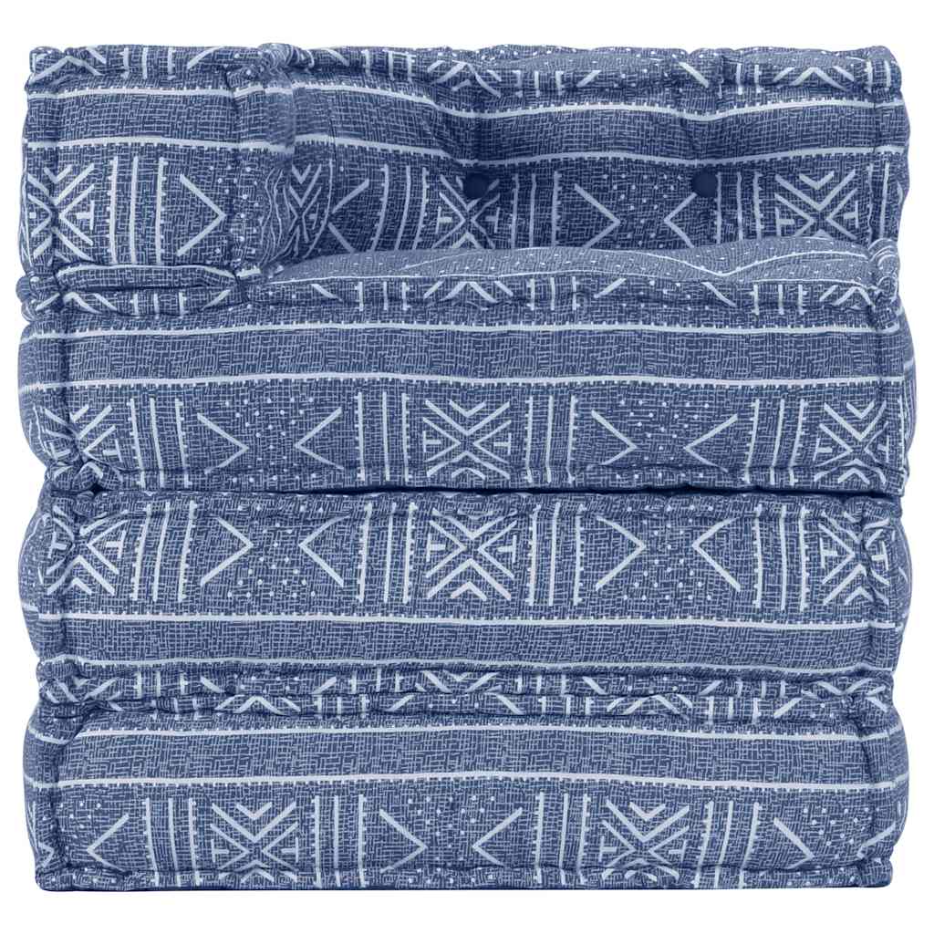 Poef modulair stof indigo is nu te koop bij PeponiXL, paradijselijk wonen!