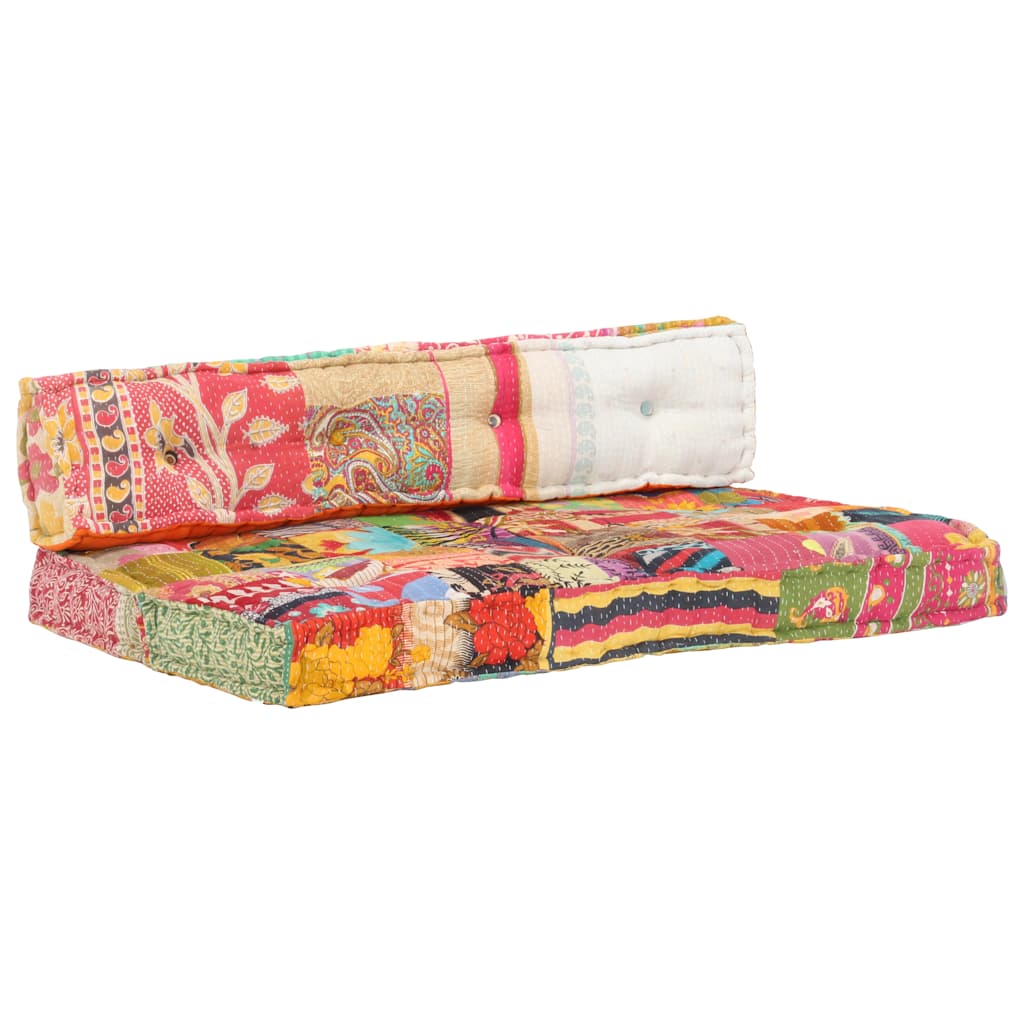 Bankkussen pallet stof patchwork meerkleurig is nu te koop bij PeponiXL, paradijselijk wonen!
