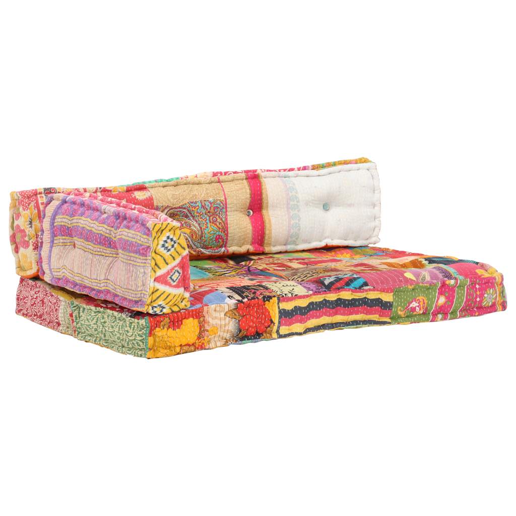 Bankkussen pallet stof patchwork meerkleurig is nu te koop bij PeponiXL, paradijselijk wonen!