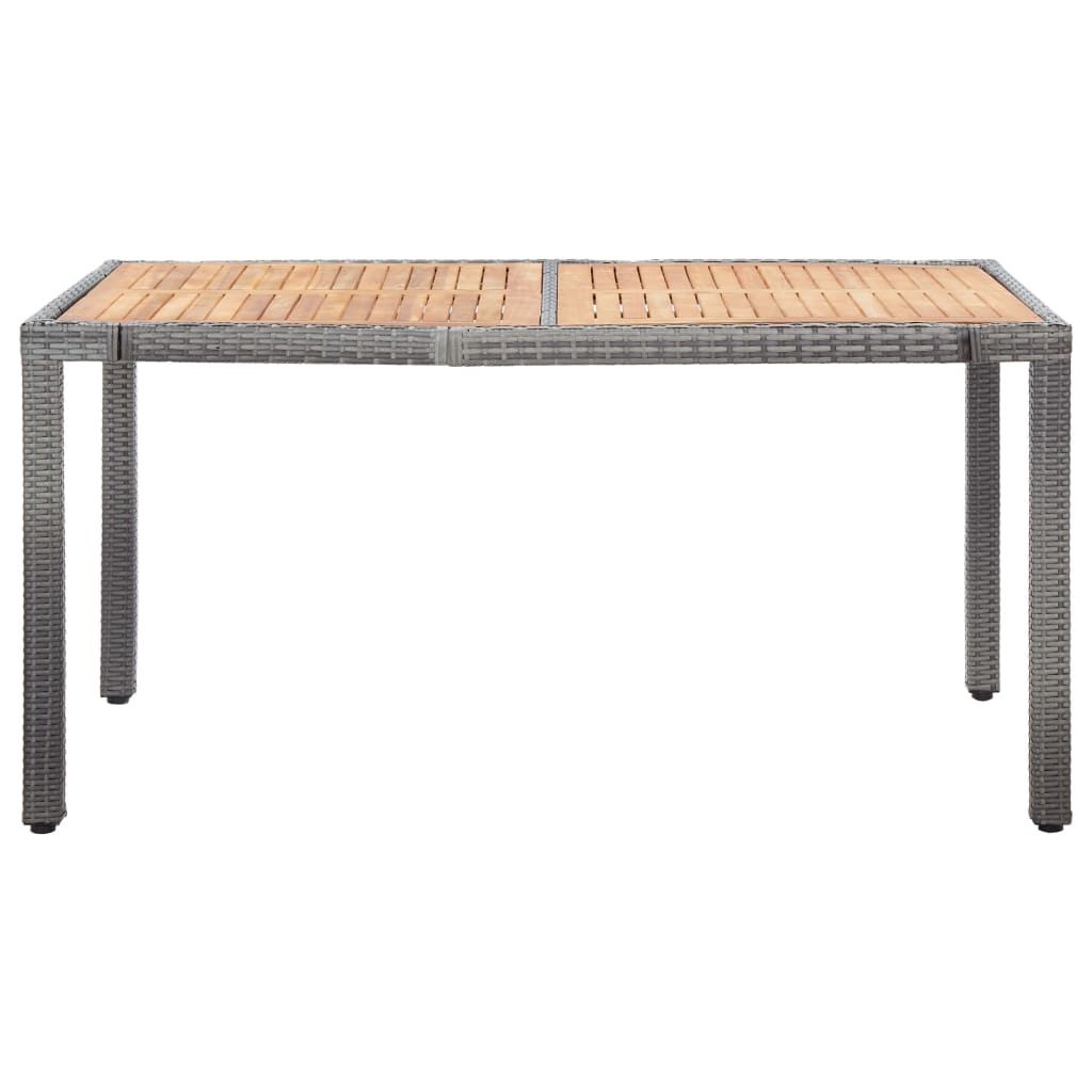 7-delige Tuinset met kussens poly rattan grijs is nu te koop bij PeponiXL, paradijselijk wonen!