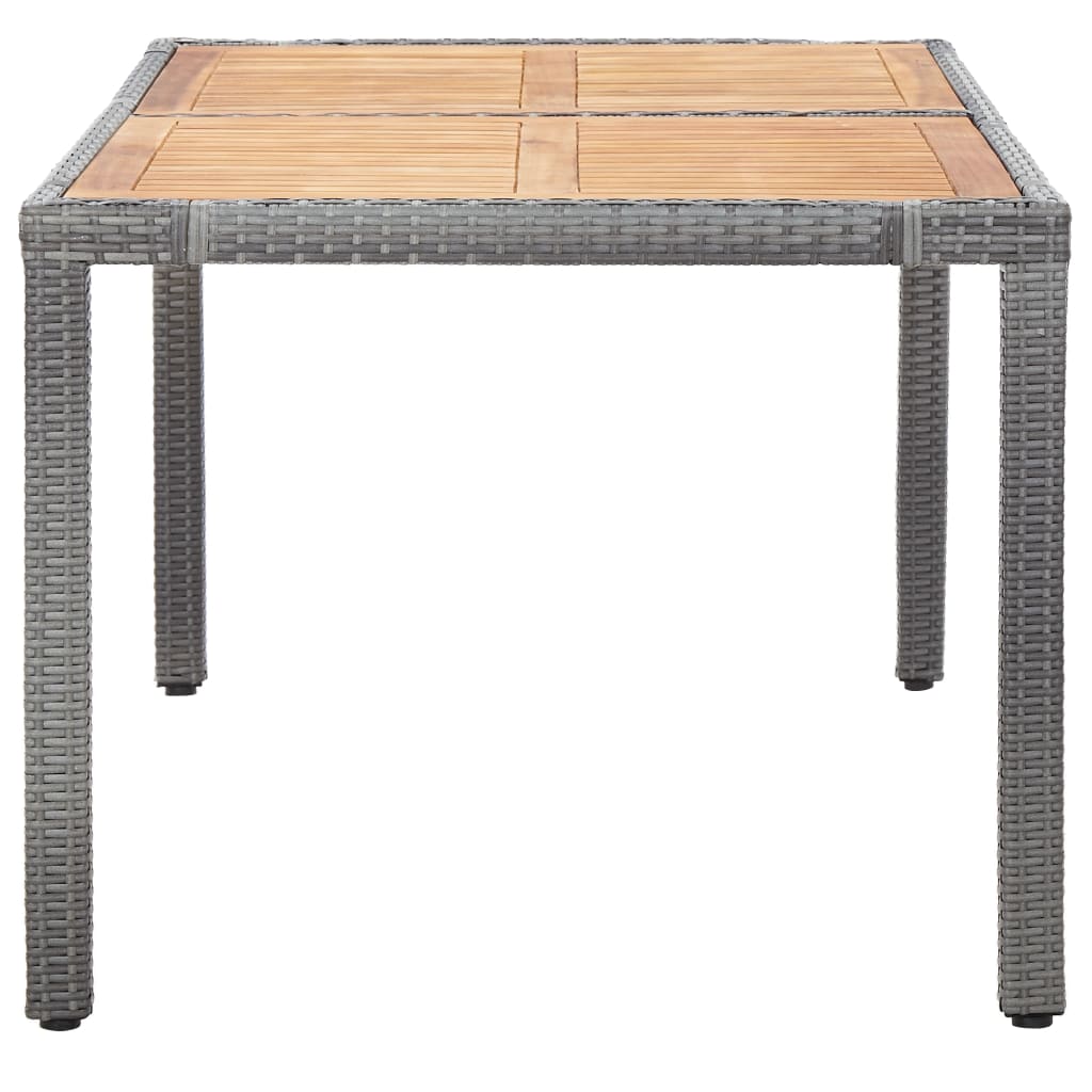 7-delige Tuinset met kussens poly rattan grijs is nu te koop bij PeponiXL, paradijselijk wonen!