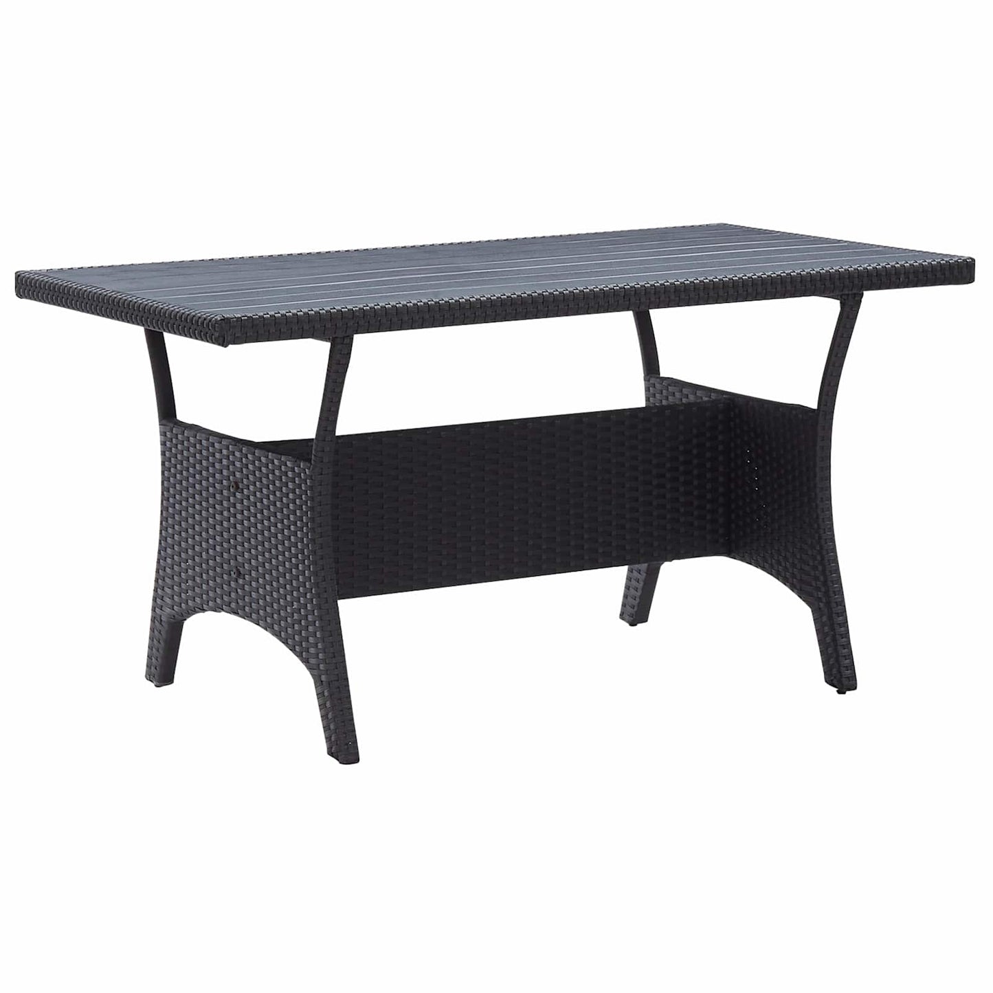 Buitenmeubelsets Zwart poly rattan is nu te koop bij PeponiXL, paradijselijk wonen!
