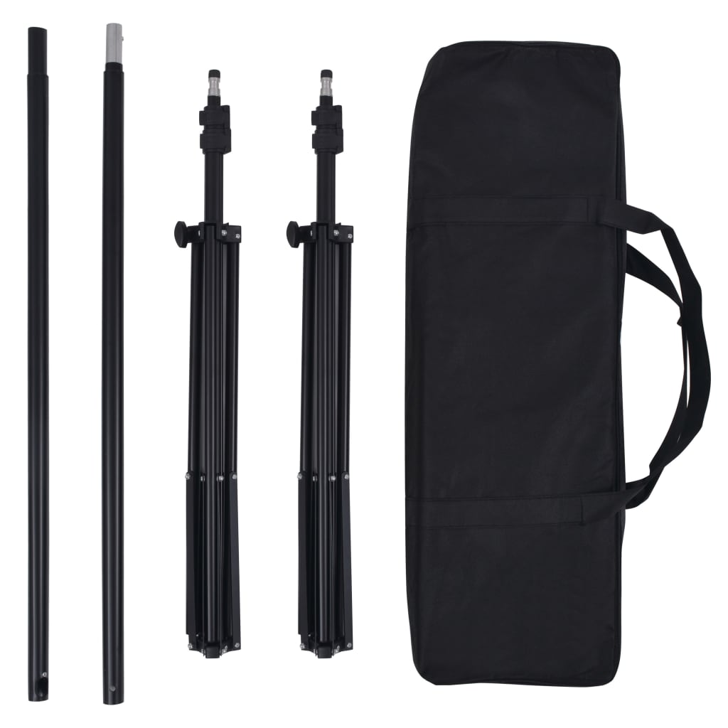 Fotostudioset met softboxlampen en achtergronden is nu te koop bij PeponiXL, paradijselijk wonen!