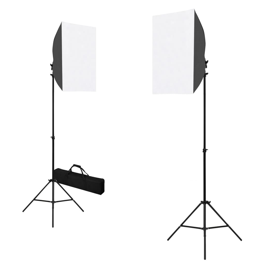 Fotostudioset met softboxlampen en achtergronden is nu te koop bij PeponiXL, paradijselijk wonen!