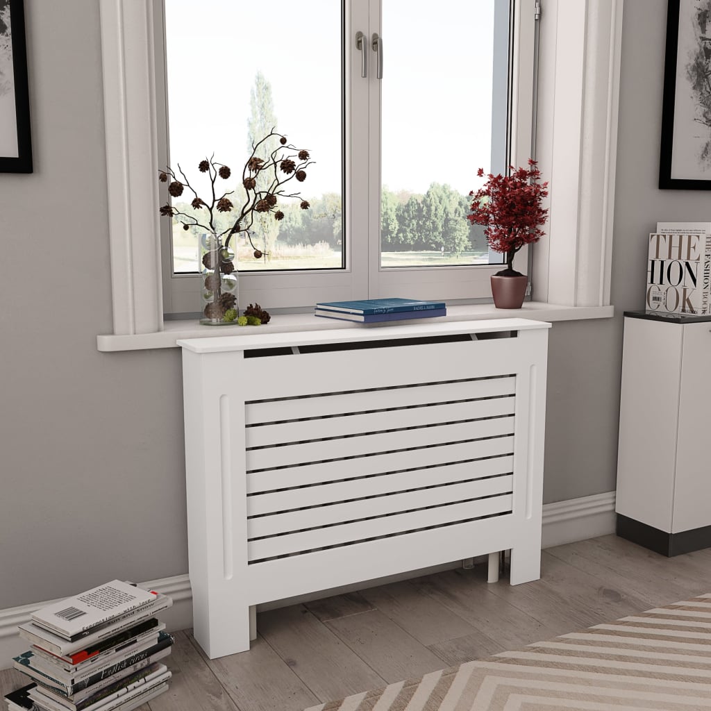 Radiatorombouwen 2 st 112x19x81,5 cm MDF wit is nu te koop bij PeponiXL, paradijselijk wonen!