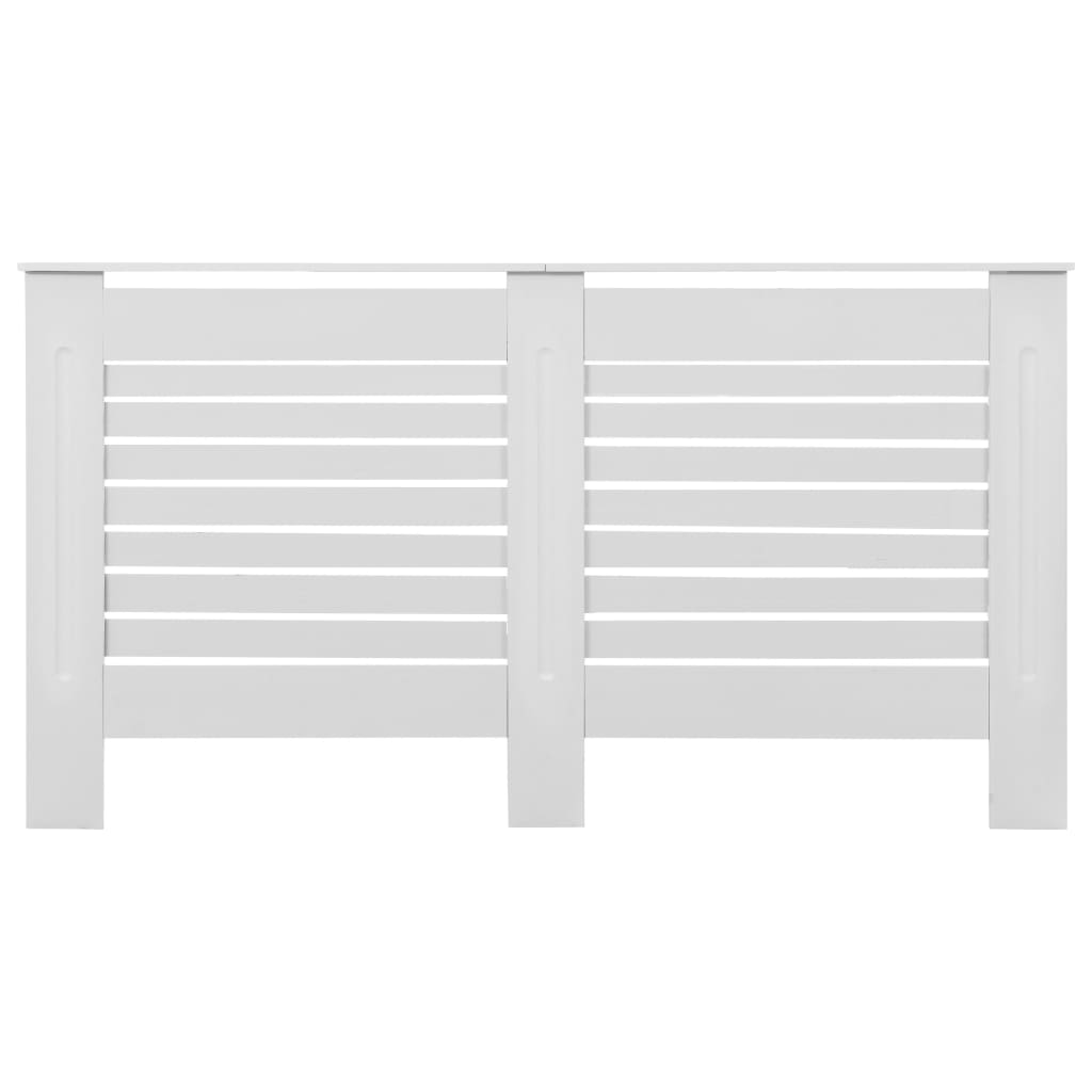 Radiatorombouwen 2 st 152x19x81,5 cm MDF wit is nu te koop bij PeponiXL, paradijselijk wonen!