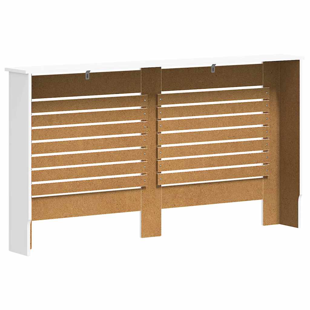 Radiatorombouwen 2 st 152x19x81,5 cm MDF wit is nu te koop bij PeponiXL, paradijselijk wonen!