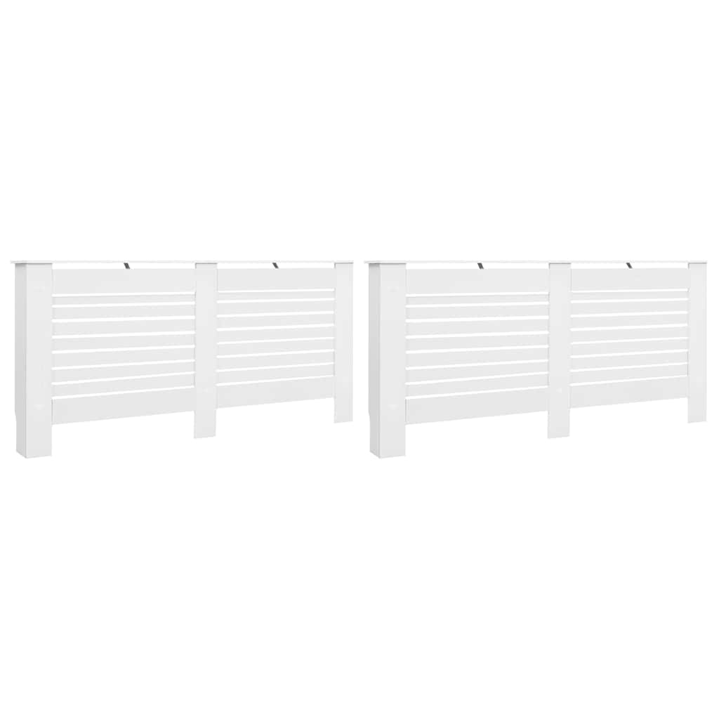 Radiatorombouwen 2 st 172x19x81,5 cm MDF wit is nu te koop bij PeponiXL, paradijselijk wonen!