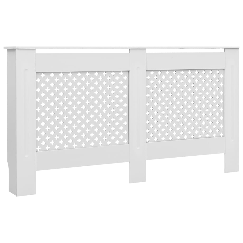 Radiatorombouwen 2 st 152x19x81,5 cm MDF wit is nu te koop bij PeponiXL, paradijselijk wonen!