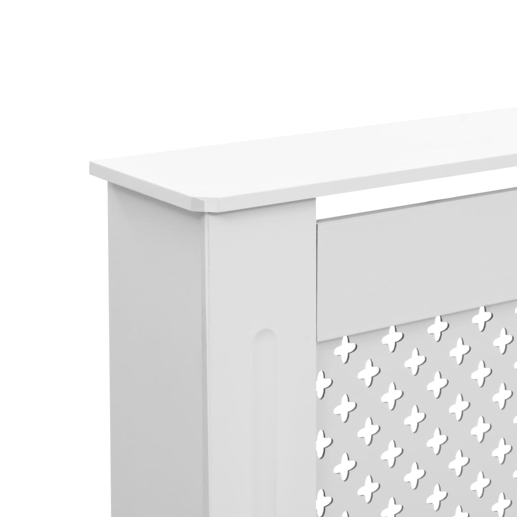 Radiatorombouwen 2 st 152x19x81,5 cm MDF wit is nu te koop bij PeponiXL, paradijselijk wonen!