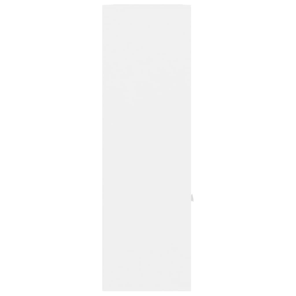 Boekenkast 98x30x98 cm bewerkt hout wit is nu te koop bij PeponiXL, paradijselijk wonen!