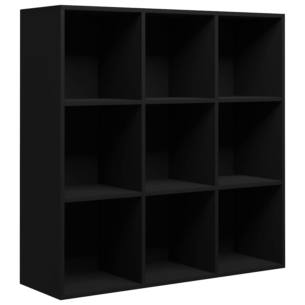 Boekenkast 98x29x97,5 cm bewerkt hout zwart is nu te koop bij PeponiXL, paradijselijk wonen!