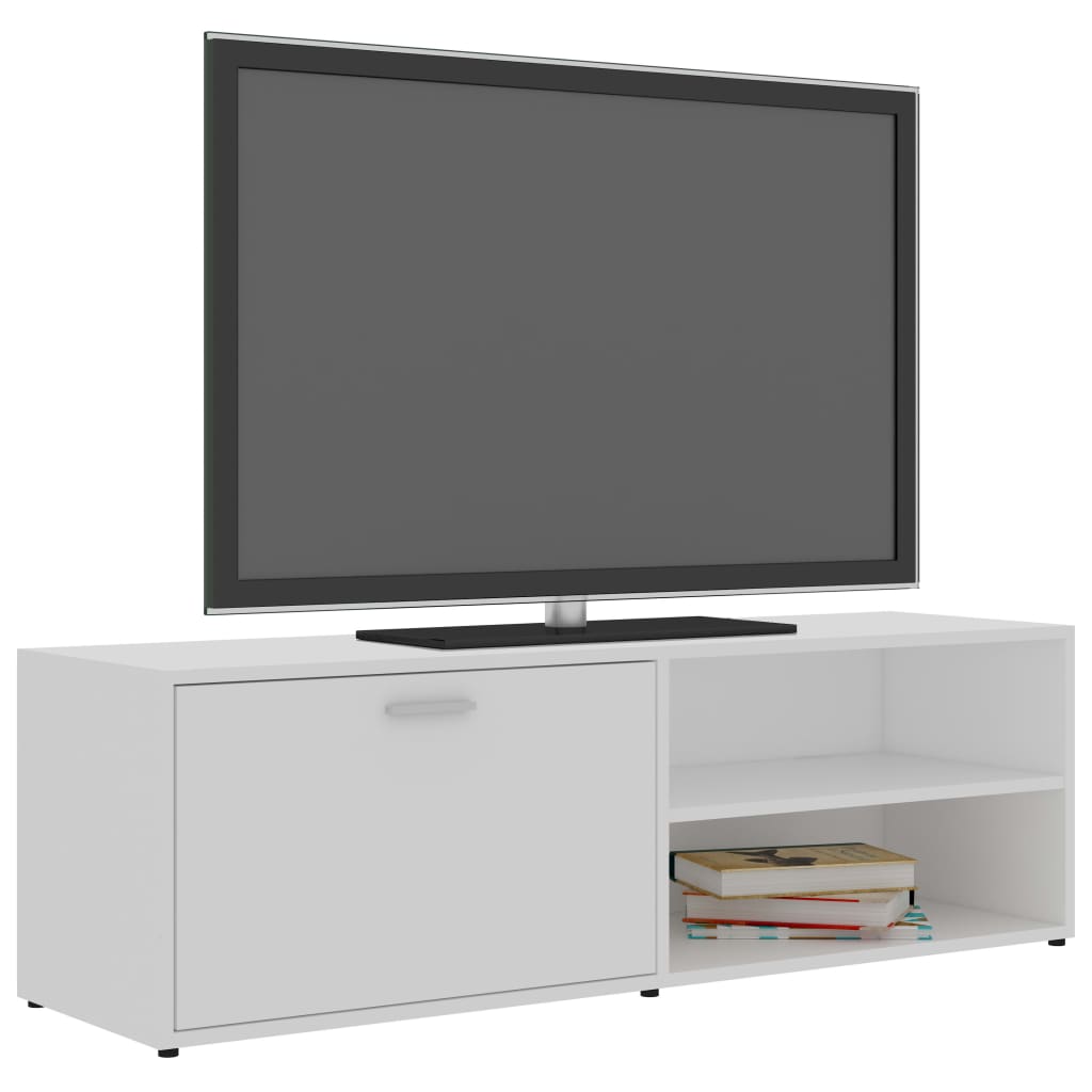 Tv-meubel 120x34x37 cm bewerkt hout wit is nu te koop bij PeponiXL, paradijselijk wonen!