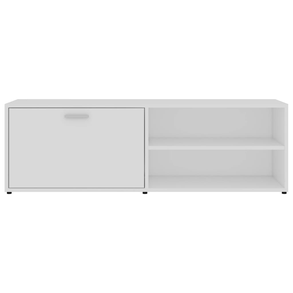 Tv-meubel 120x34x37 cm bewerkt hout wit is nu te koop bij PeponiXL, paradijselijk wonen!