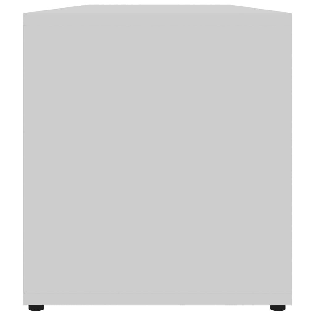 Tv-meubel 120x34x37 cm bewerkt hout wit is nu te koop bij PeponiXL, paradijselijk wonen!