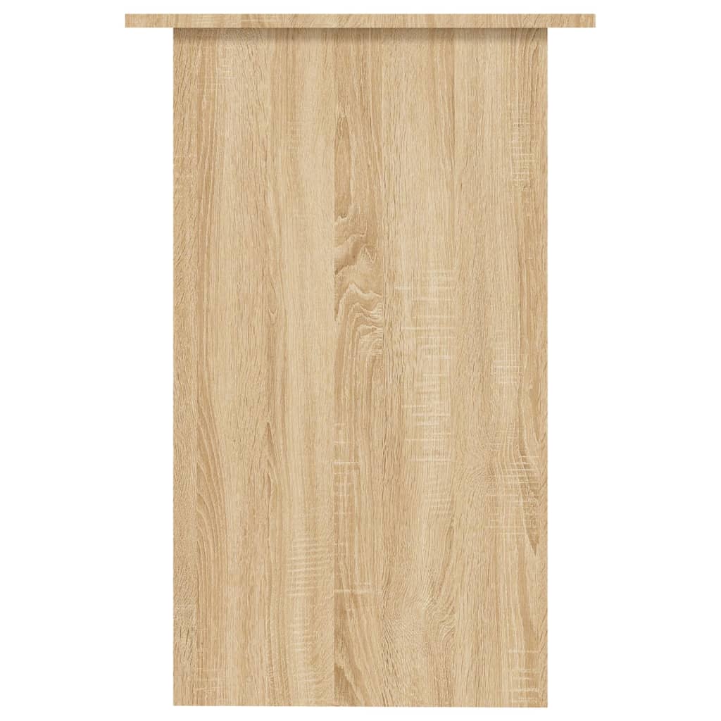 Bureau 90x50x74 cm bewerkt hout sonoma eikenkleurig is nu te koop bij PeponiXL, paradijselijk wonen!