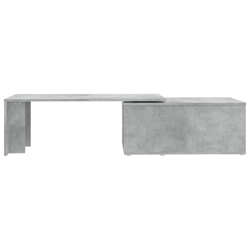 Salontafel 150x50x35 cm bewerkt hout betongrijs is nu te koop bij PeponiXL, paradijselijk wonen!