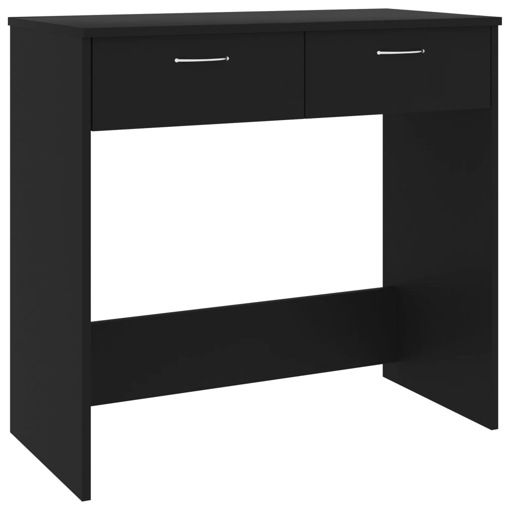 Bureau 80x40x75 cm bewerkt hout zwart is nu te koop bij PeponiXL, paradijselijk wonen!