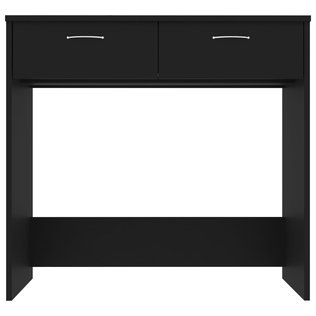 Bureau 80x40x75 cm bewerkt hout zwart is nu te koop bij PeponiXL, paradijselijk wonen!