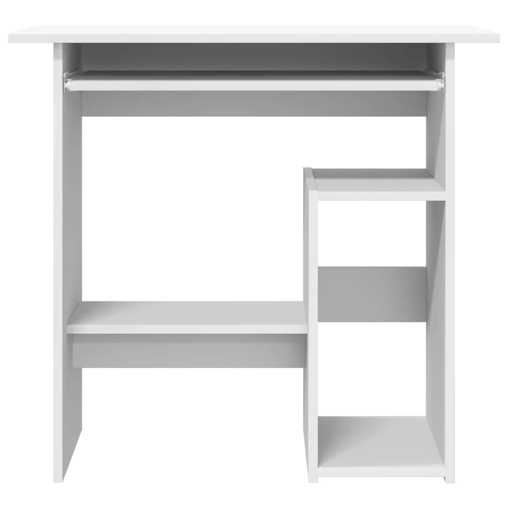 Bureau 80x45x74 cm bewerkt hout wit is nu te koop bij PeponiXL, paradijselijk wonen!