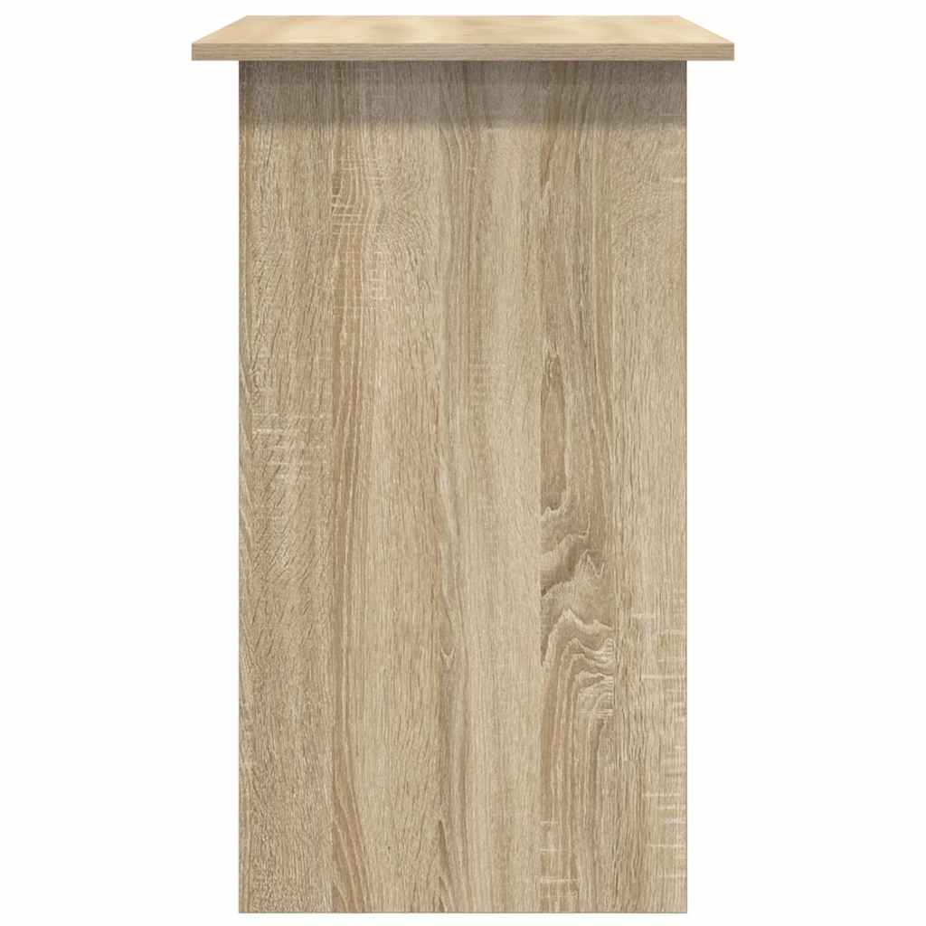 Bureau 80x45x74 cm bewerkt hout sonoma eikenkleurig is nu te koop bij PeponiXL, paradijselijk wonen!