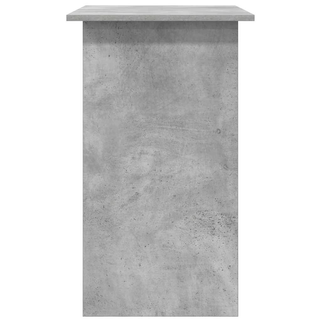 Bureau 80x45x74 cm bewerkt hout betongrijs is nu te koop bij PeponiXL, paradijselijk wonen!