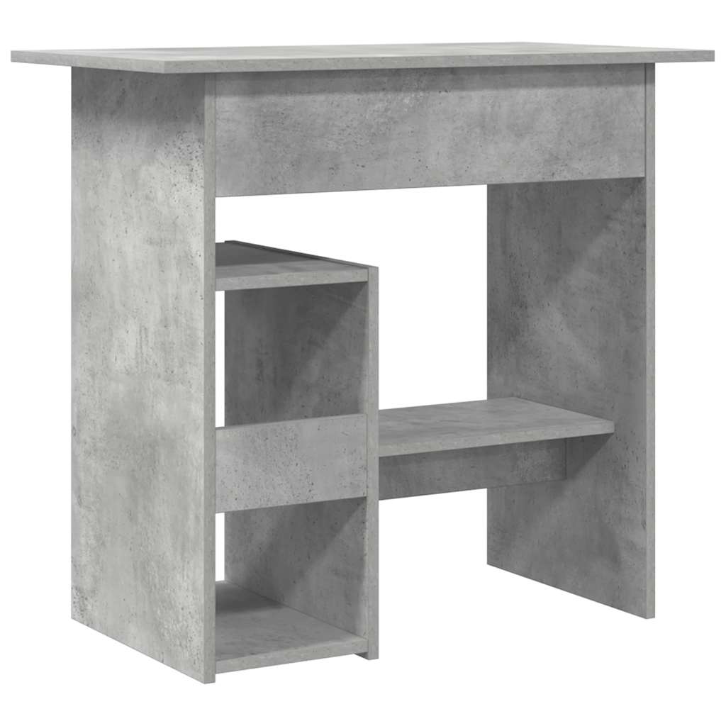 Bureau 80x45x74 cm bewerkt hout betongrijs is nu te koop bij PeponiXL, paradijselijk wonen!