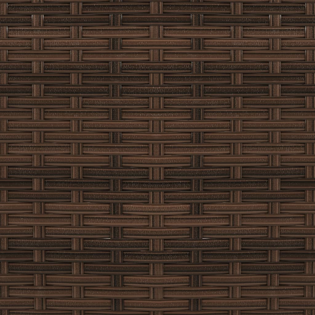 2-delige Loungeset poly rattan bruin is nu te koop bij PeponiXL, paradijselijk wonen!