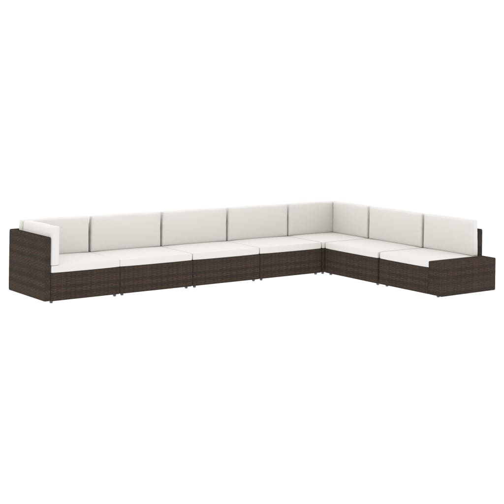 Middenbank sectioneel poly rattan grijs is nu te koop bij PeponiXL, paradijselijk wonen!