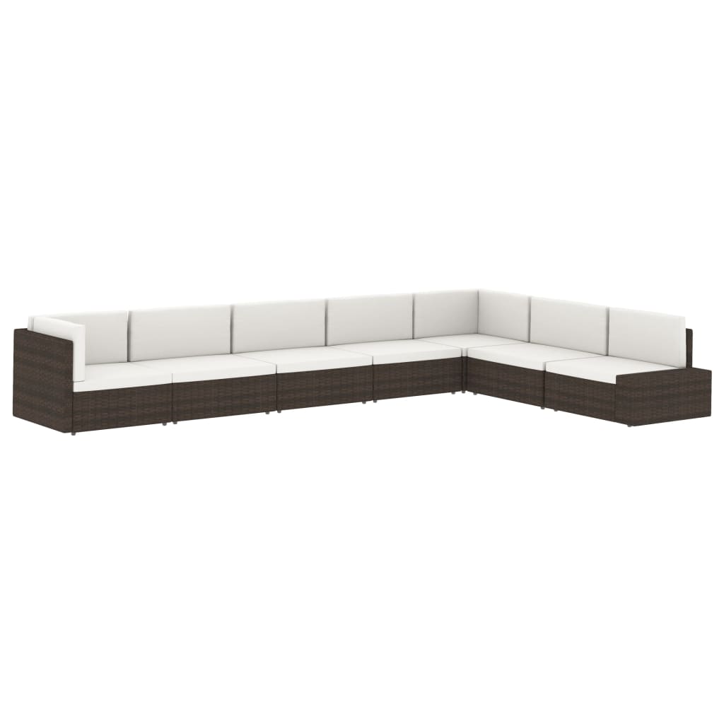 Hoekbank sectioneel poly rattan grijs is nu te koop bij PeponiXL, paradijselijk wonen!