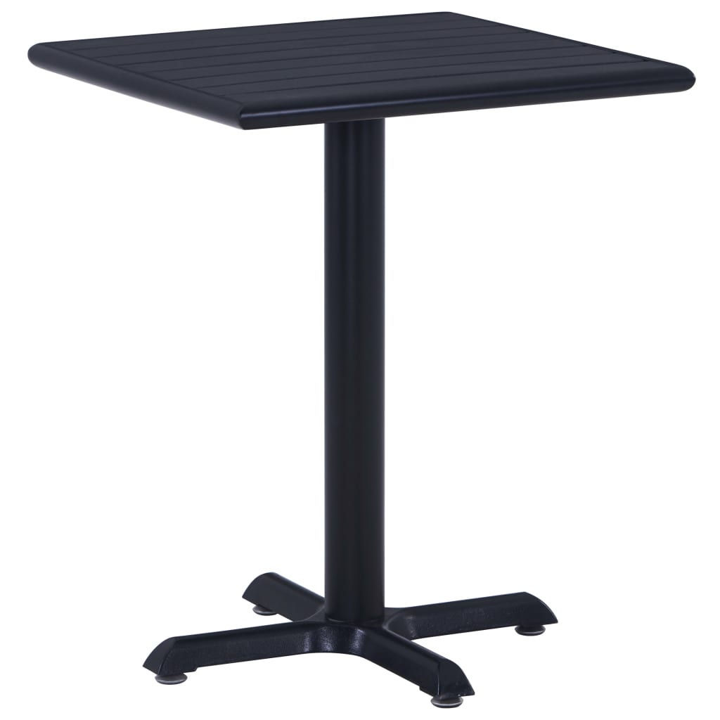 Tuintafel 60x60x75 cm zwart is nu te koop bij PeponiXL, paradijselijk wonen!