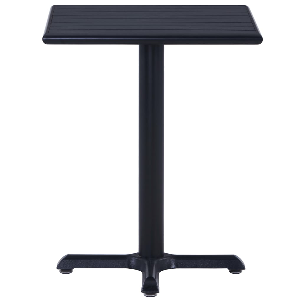 Tuintafel 60x60x75 cm zwart is nu te koop bij PeponiXL, paradijselijk wonen!