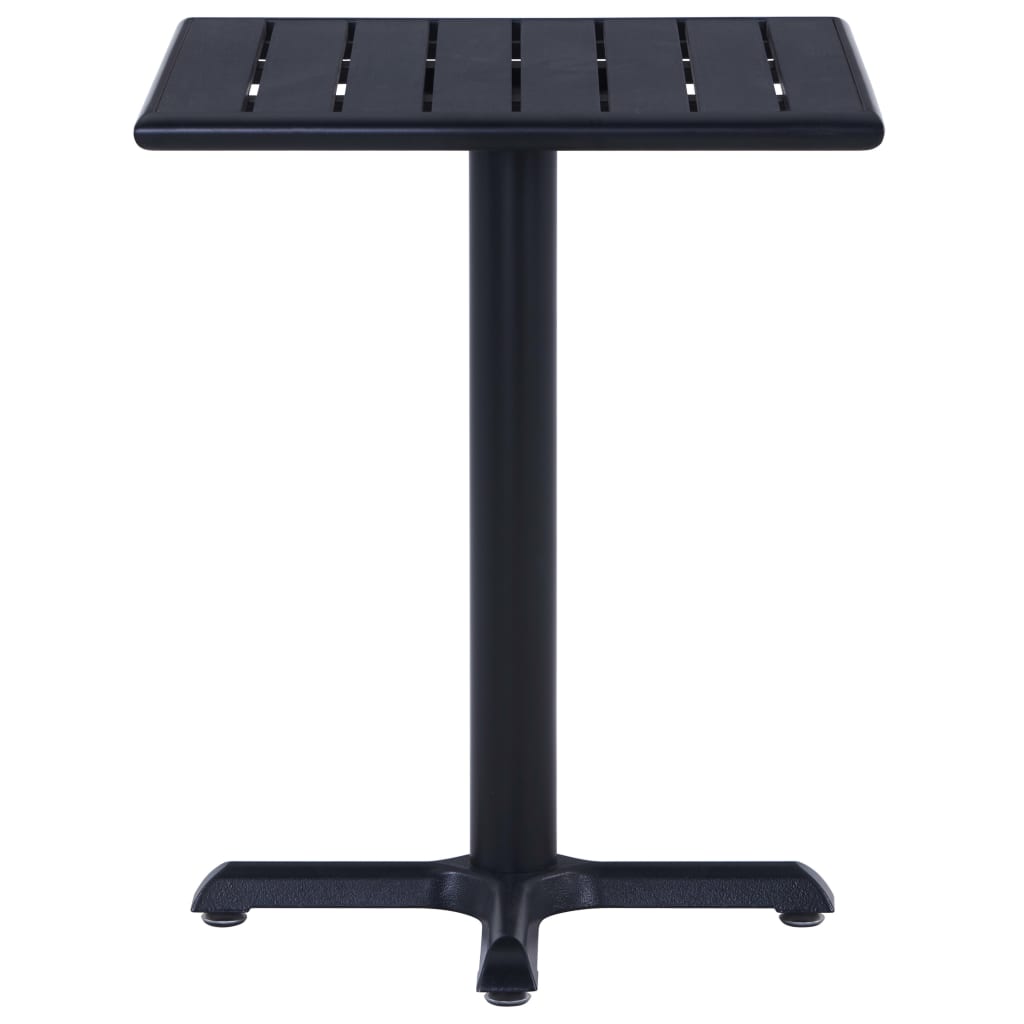 Tuintafel 60x60x75 cm zwart is nu te koop bij PeponiXL, paradijselijk wonen!