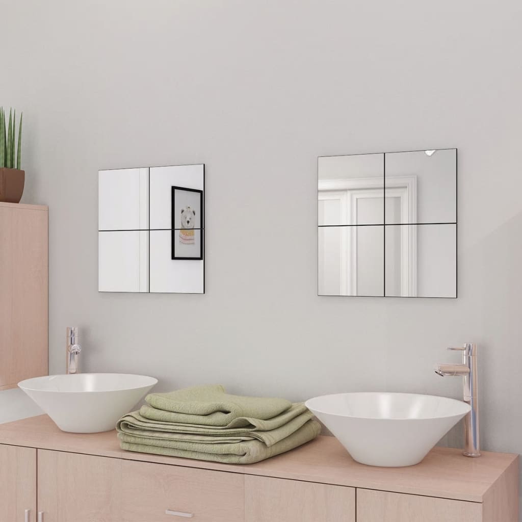 Spiegeltegels frameloos 16 st 20,5 cm glas is nu te koop bij PeponiXL, paradijselijk wonen!