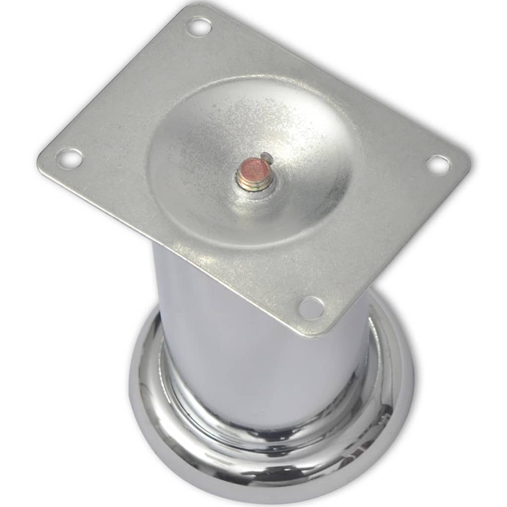 Bankpoten 8 st rond 60 mm chroomkleurig is nu te koop bij PeponiXL, paradijselijk wonen!