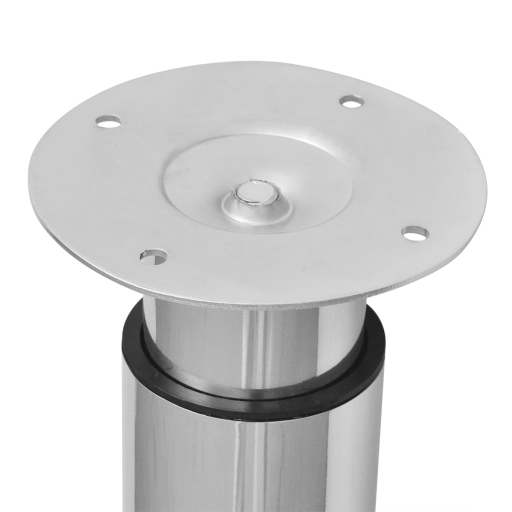 Tafelpoten telescopisch 4 st 710-1100 mm chroomkleurig is nu te koop bij PeponiXL, paradijselijk wonen!