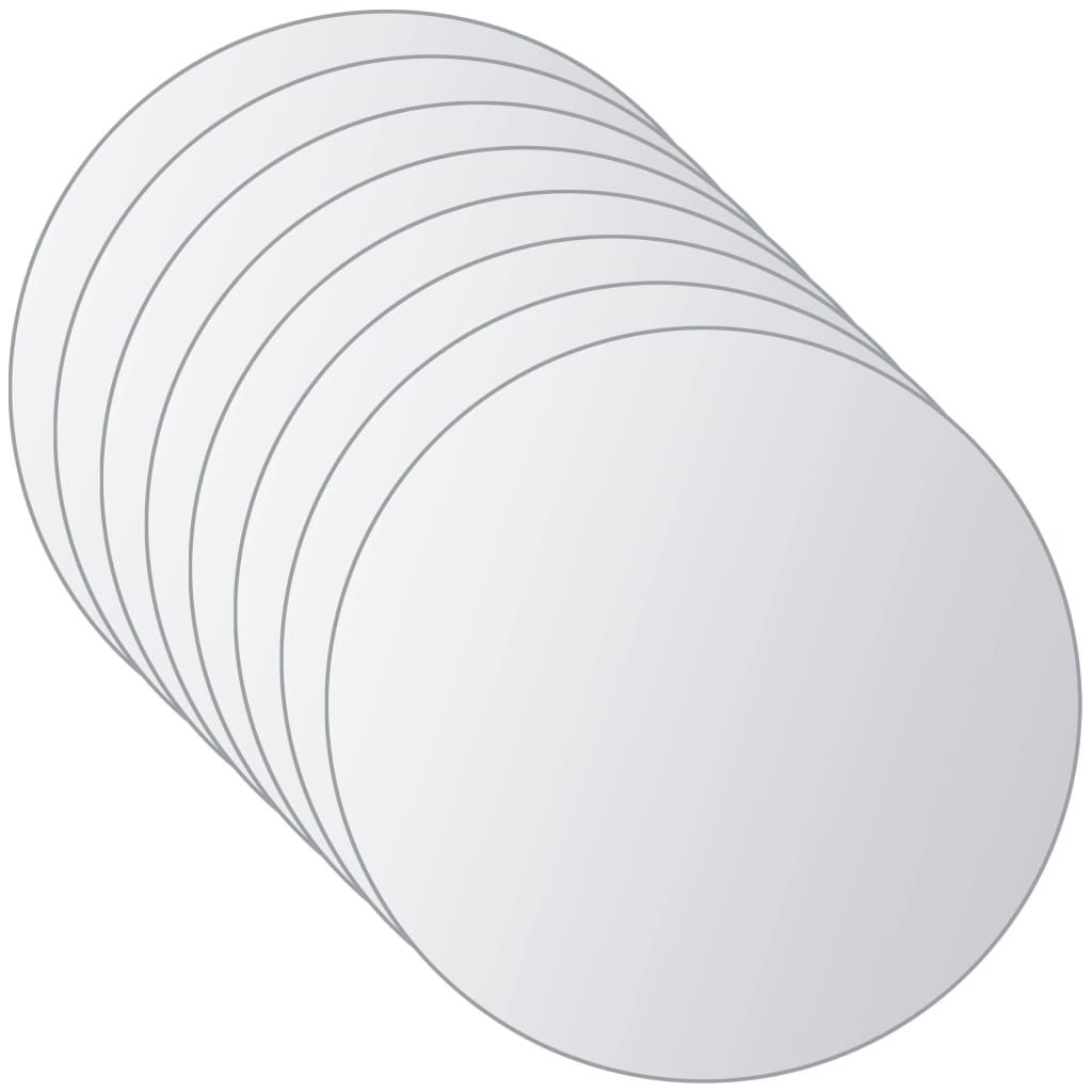 16 st Spiegeltegels rond glas is nu te koop bij PeponiXL, paradijselijk wonen!